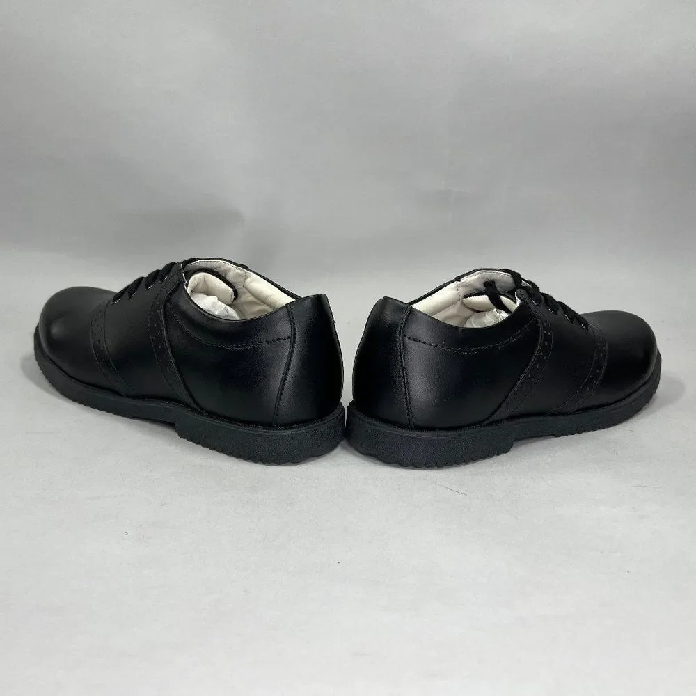Academie Gear Honor Roll Oxfords Men's‎ Size 9 Black Leather Shoes